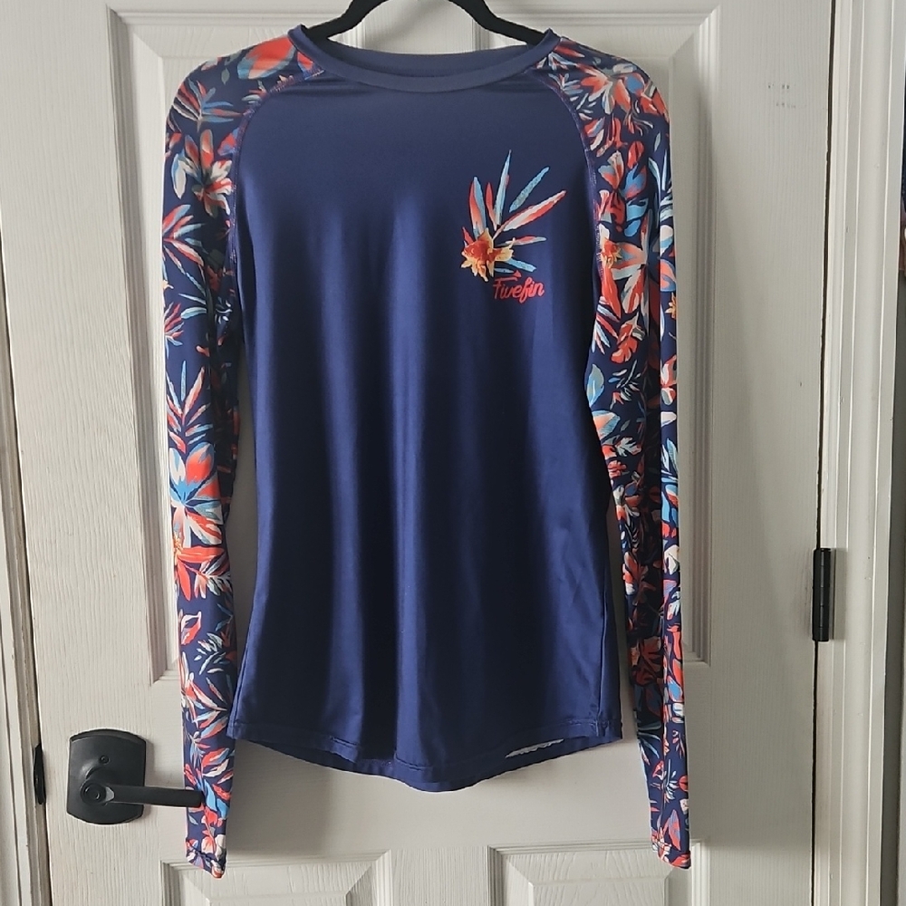 Tropical Floral Long Sleeve Top